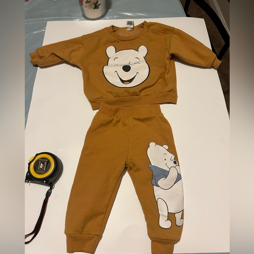 winnie the pooh infant outfit set
